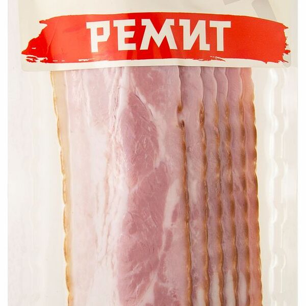 Грудинка копчёно-варёная Домашняя Ремит нарезка, 150 г