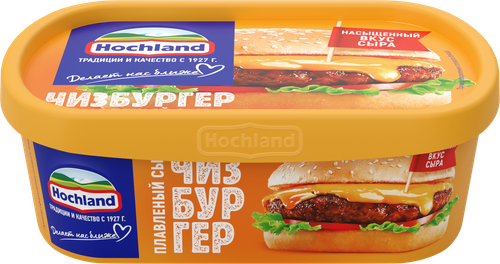

Сыр плавленый Hochland Чизбургер 50% 200 г