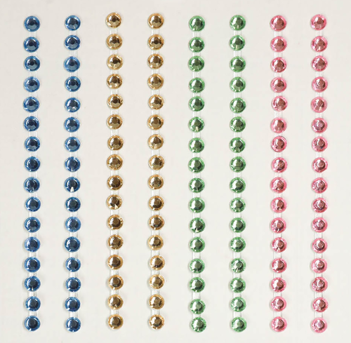 

Наклейки стразы декоративные 1 шт. цвет в ассортименте