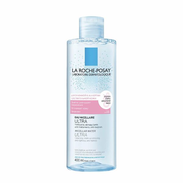 Вода мицеллярная La Roche-Posay Toleriane для чувствительной и склонной к аллергии кожи лица и глаз 400 мл