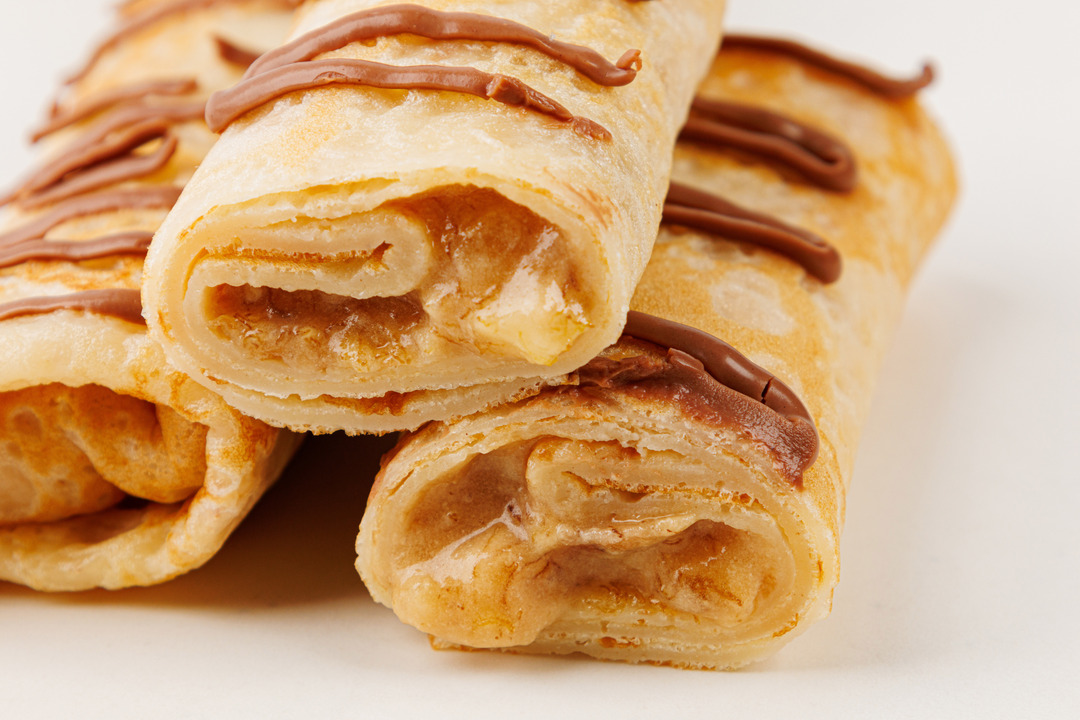 

Блины ВкусВилл с карамельно-банановой начинкой