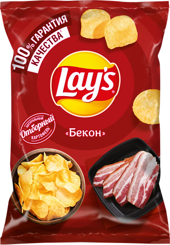 

Чипсы Lay's картофельные Бекон 140 г