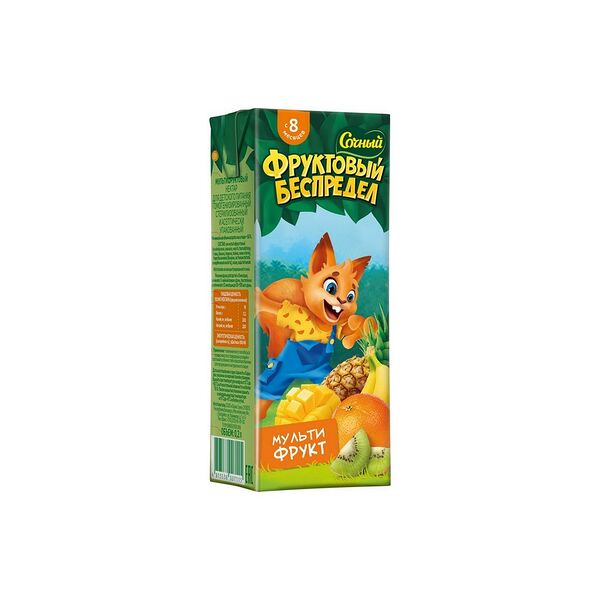 Нектар Мультифрукт 0.2л ДП Фруктовый беспредел