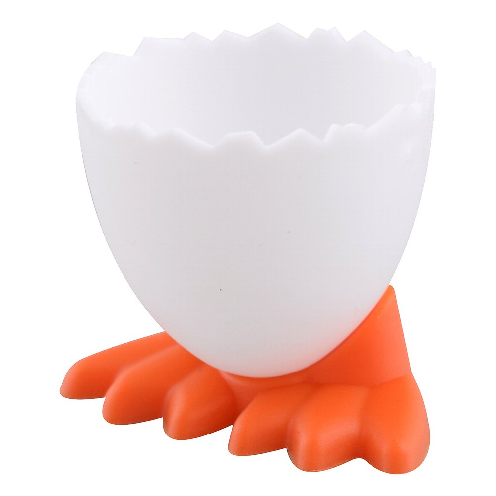 

Подставка для яйца Мультидом Пасха с ножками 4.5х4.6 см пластик, цвет в ассортименте