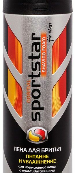 Пена для бритья для нормальной кожи с мультивитаминами Sportstar Normal Shaving Foam 200 мл