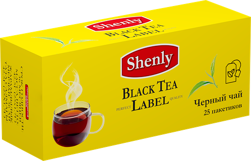 Чай черный Shenly байховый 25 пакетиков 42.5 г