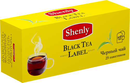 

Чай черный Shenly байховый 25 пакетиков 42.5 г