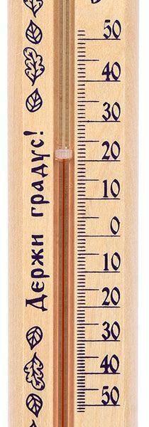 Термометр Банные Штучки в предбанник, 21x4x1.5 см