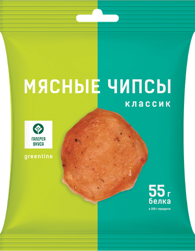 

Чипсы Галерея вкуса из мяса птицы Salami Chips Classic 30 г