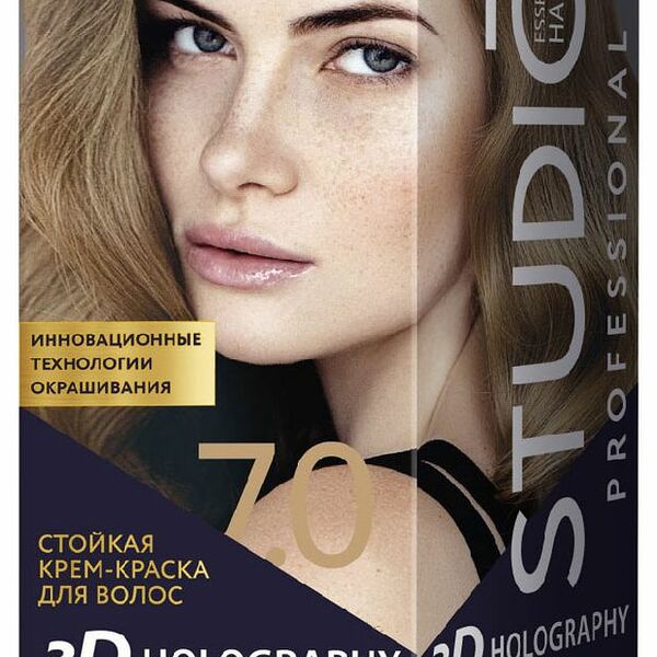 Стойкая крем-краска Studio 7.0 Светло-русый 115 мл