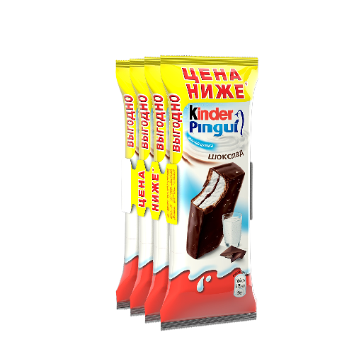 Пирожное бисквитное Kinder pingue шоколад 29.7% 4х30 г