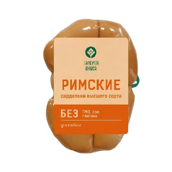 Колбасное изд вар из мяса ц/бр Сардельки Римские в/с охлажд в/уп 390г А-т Колос