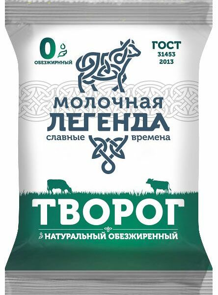 Творог Молочная легенда обезжиренный 1.8%