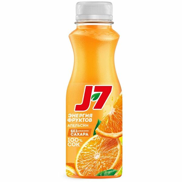 Сок J7 Апельсин с мякотью 0.3 л