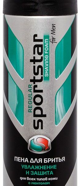 Пена для бритья Sport Star Regular для всех типов кожи аэрозоль
