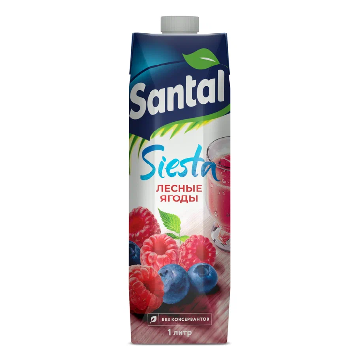 

Напиток Santal Лесные ягоды 1 л