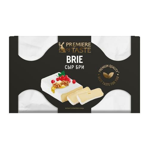Сыр Premiere Of Taste мягкий с белой плесенью Бри 125 г
