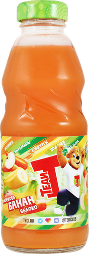 

Нектар Теди Банан-Морковь-Яблоко с мякотью 300 мл