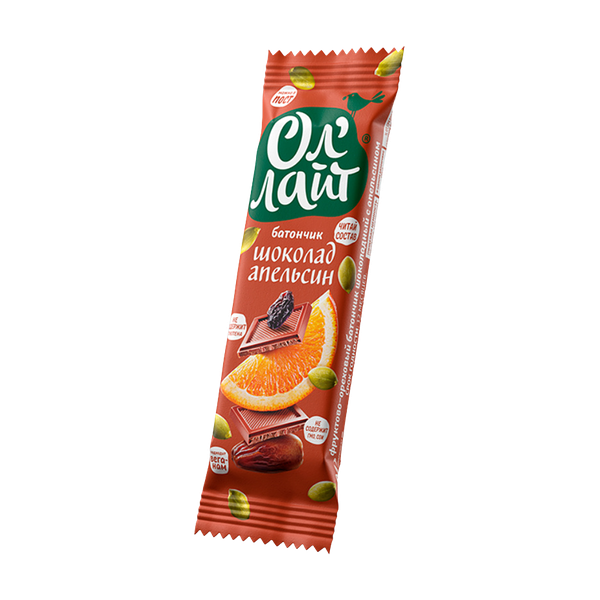 Батончик Ол Лайт Шоколадный с апельсином 30 г