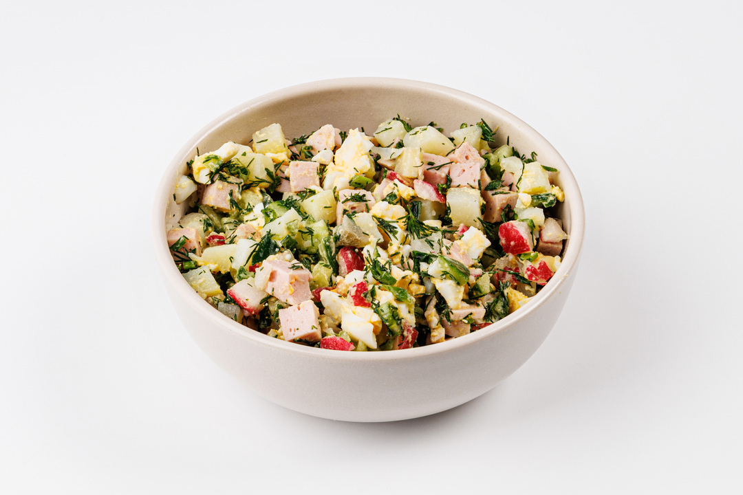 

Окрошка Вкусвилл с куриной колбасой, 400 г