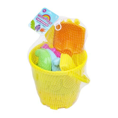 Набор для песочницы WowPlay! с ведром 8 предметов 40123044JD