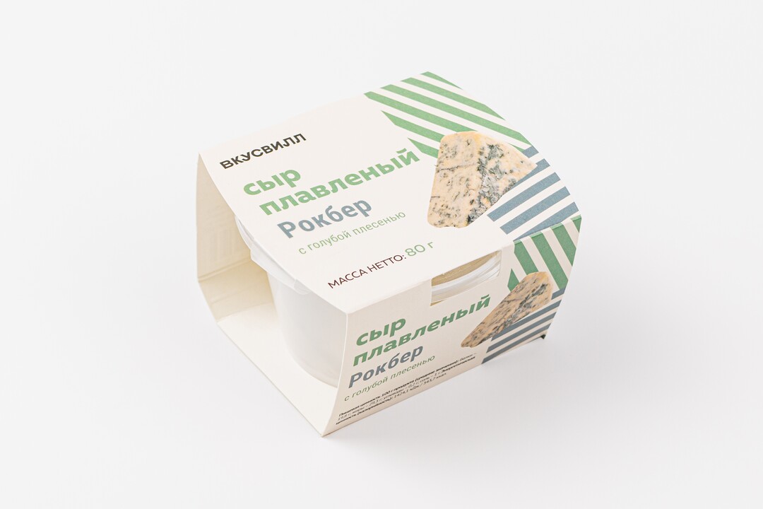 

Сыр ВкусВилл Рокбер плавленый 80 г