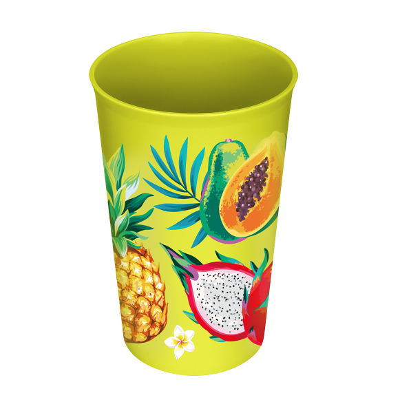 Стакан Бытпласт с декором Пикник
