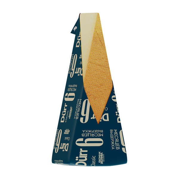 Сыр твердый ЭкоНива Dürr Classic 50%, 6 месяцев выдержки, весовой