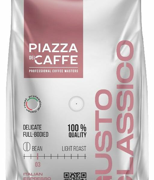Кофе в зернах Piazza del Caffe Gusto Classico, 1 кг