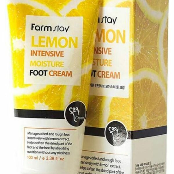 Крем для ног FarmStay с экстрактом лимона 100 мл