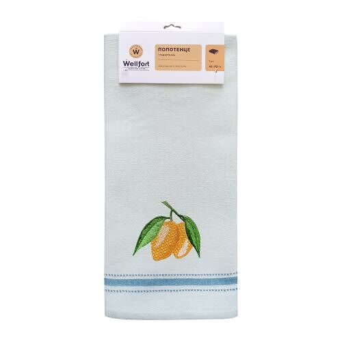 Полотенце Wellfort гладкоткань Лимоны 45x70 см