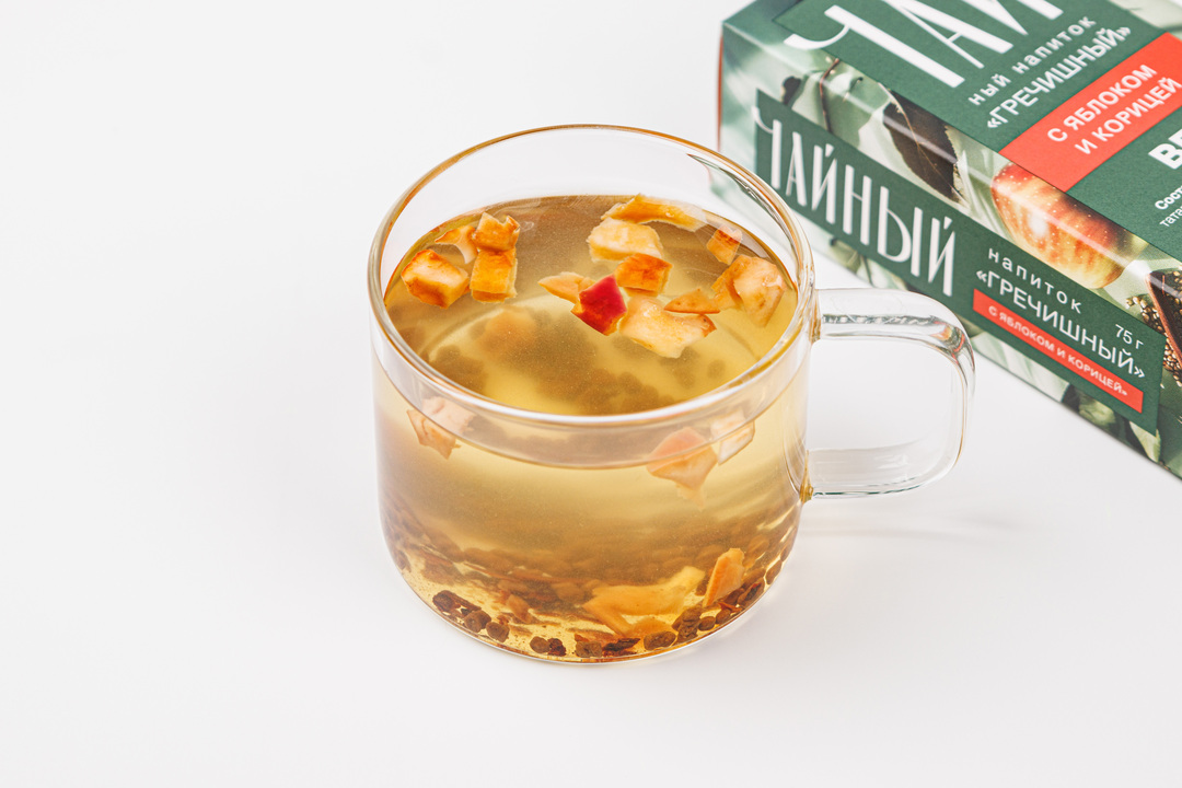 

Чайный напиток Гречишный ВкусВилл с яблоком и корицей 75 г