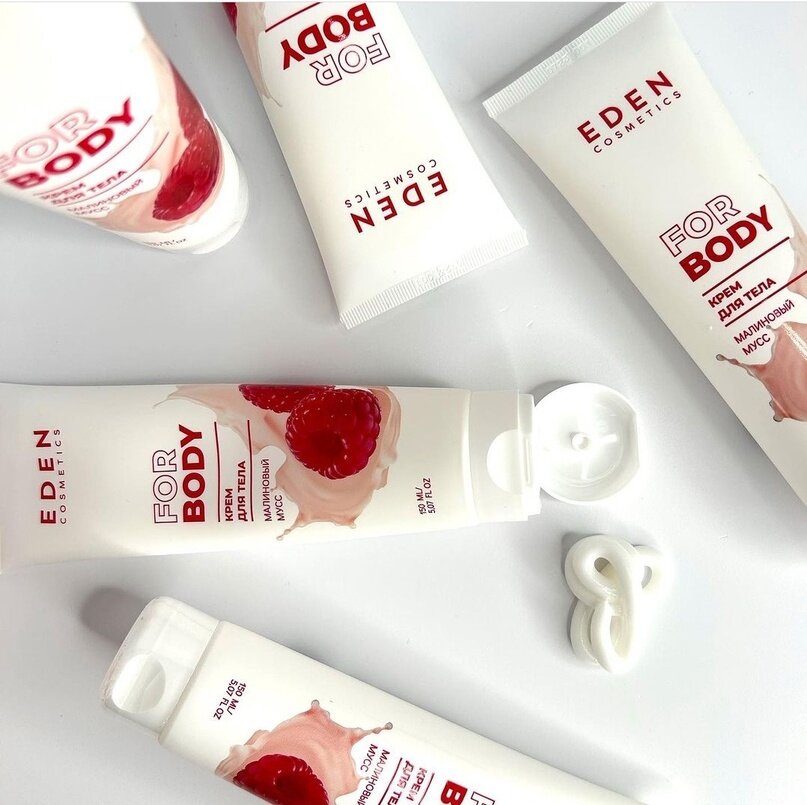 

Питательный крем Eden для тела Малиновый мусс 150 мл