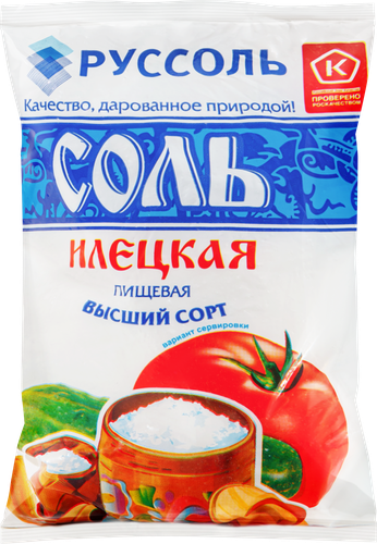 

Соль Илецкая помол №1 нейодированная 1 кг