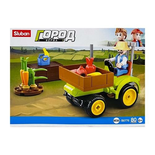 Конструктор Sluban Ферма трактор в ассортименте 1 шт
