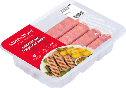 

Колбаски свиные Мираторг Тирольские 400 г