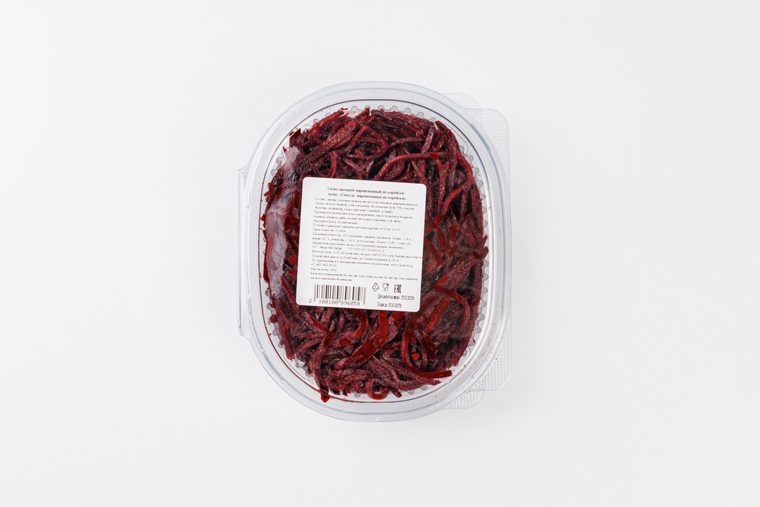 

Салат Свекла маринованная по-корейски 200 г