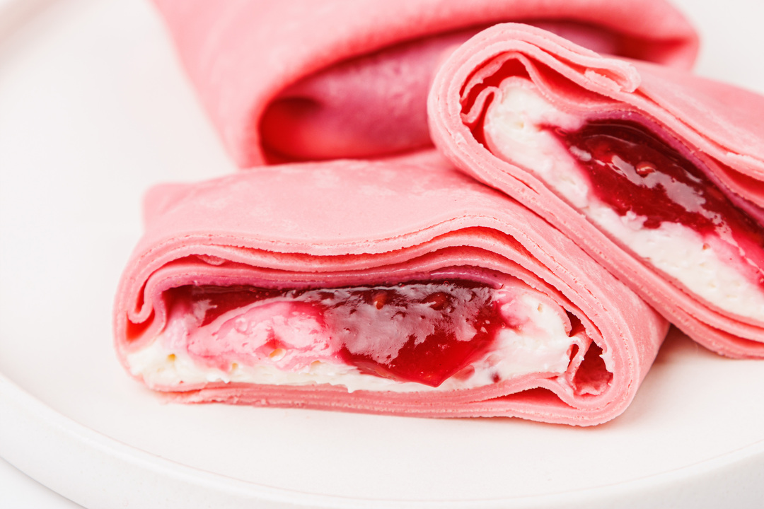 

Налистники Конвертики с сырным кремом и малиновой начинкой ВкусВилл 140 г