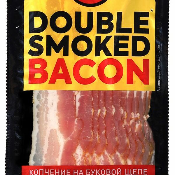 Бекон сырокопченый Дымов Double Smoke Гриль, 200 г