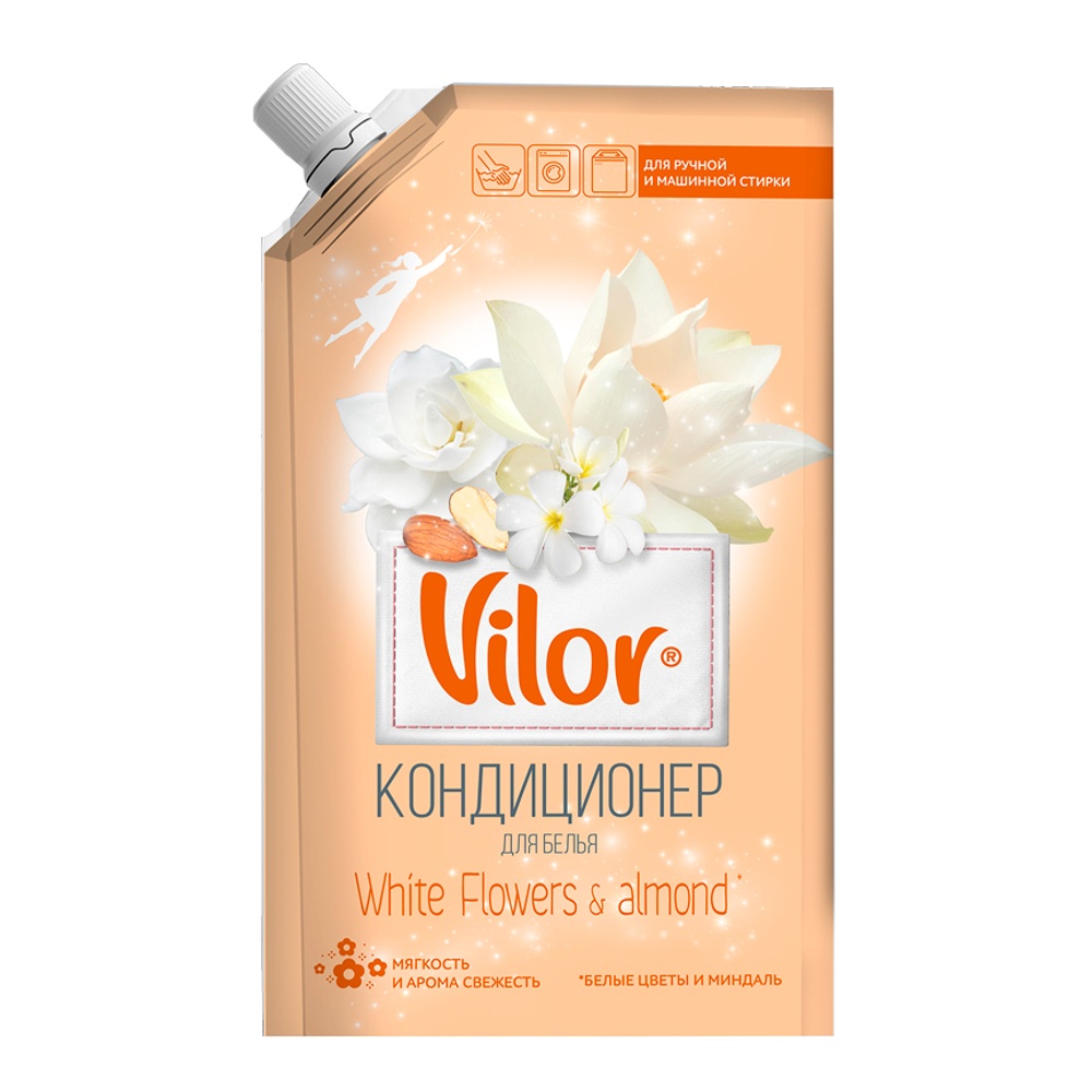 

Кондиционер для белья Vilor Миндаль и белые цветы 1 л