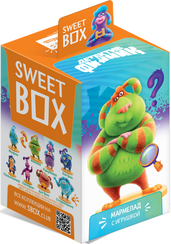 

Мармелад Sweet Box Детектив Финник с подарком дизайн упаковки в ассортименте 10 г