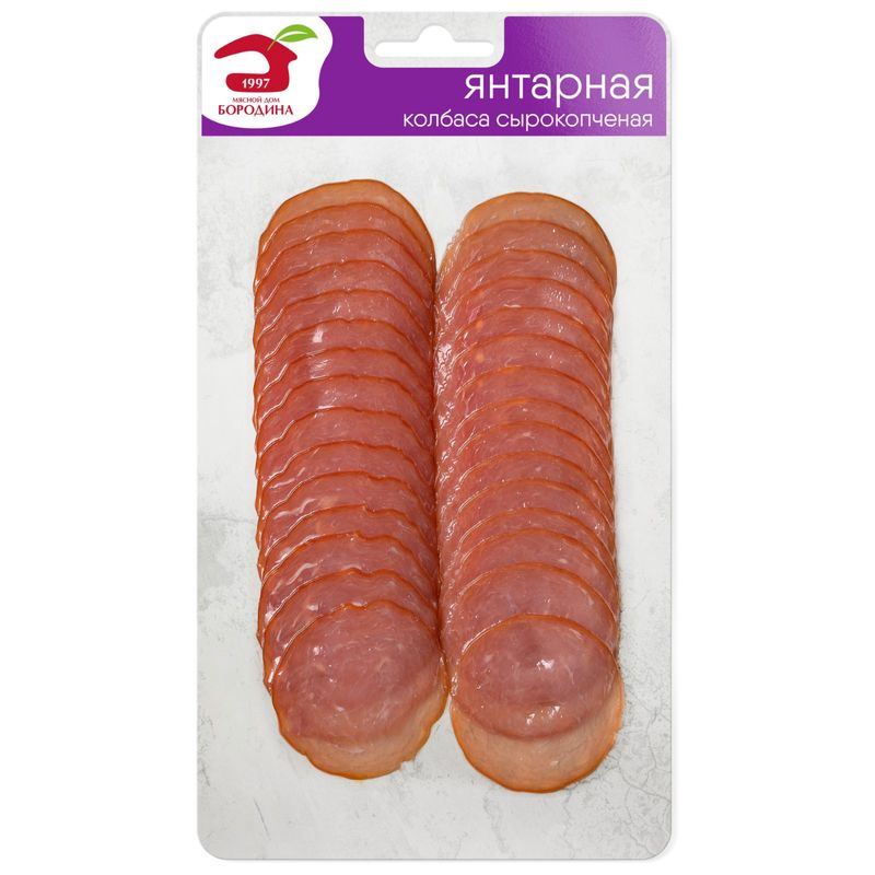 

Колбаса Мясной дом Бородина Янтарная нарезка 70 г