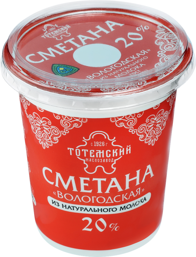 

Сметана Тотемский маслозавод 20% 400 г