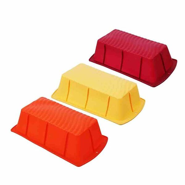 Vetta форма силиконовая прямоугольная 22,5x12,5x6см, 3 цвета, 1 шт