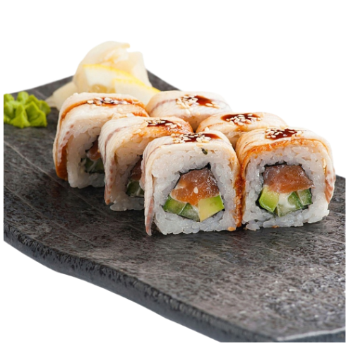 Ролл «Дракон» с угрем Уже Готово, 6 шт