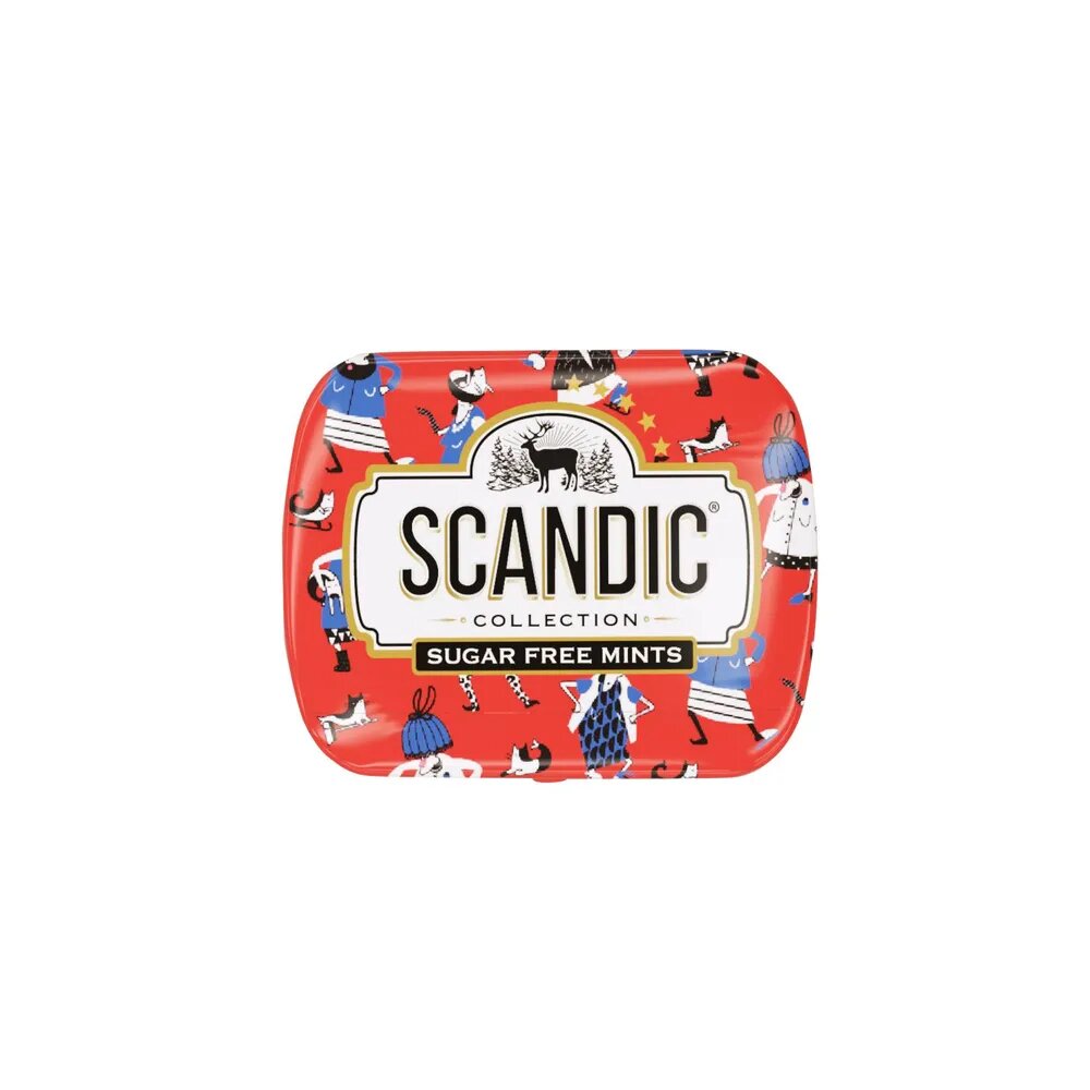 

Конфеты Scandic Клубничный микс без сахара 1 шт. упаковка в ассортименте 14 г