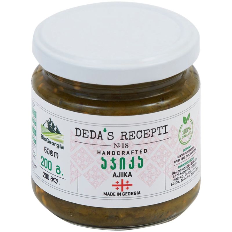 

Аджика Bio Georgia зеленая 200 г