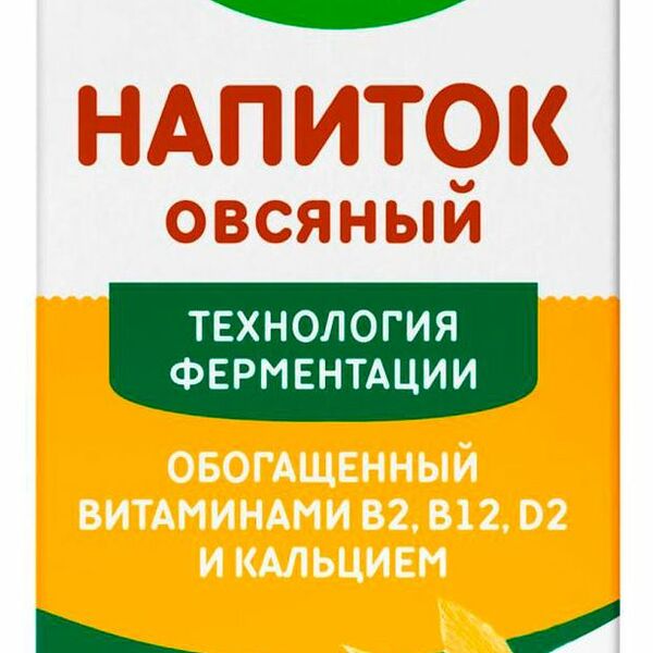 Напиток растительный Здоровое меню Молоко овсяное 1л