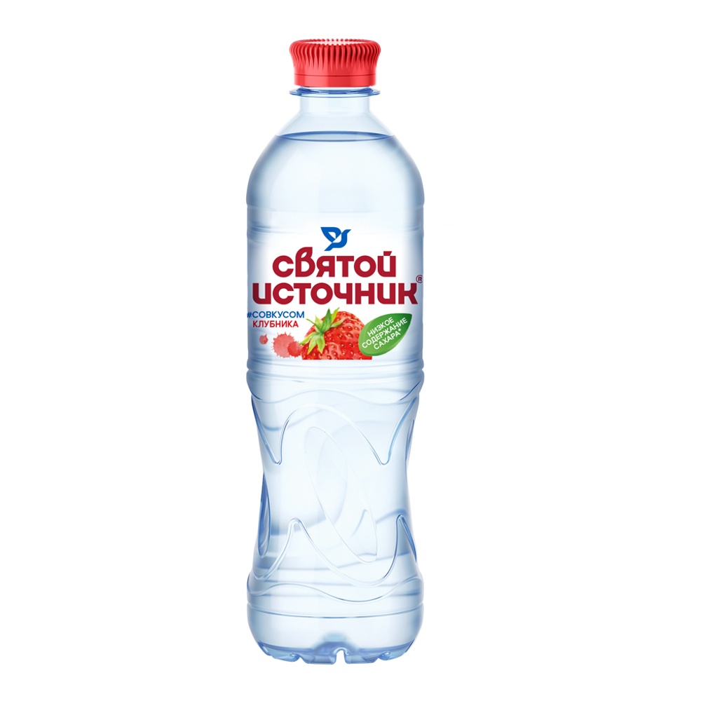 

Вода питьевая Святой Источник со вкусом клубники негазированная 500 мл