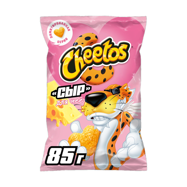 Кукурузные снеки Cheetos Сыр дизайн упаковки в ассортименте 85 г